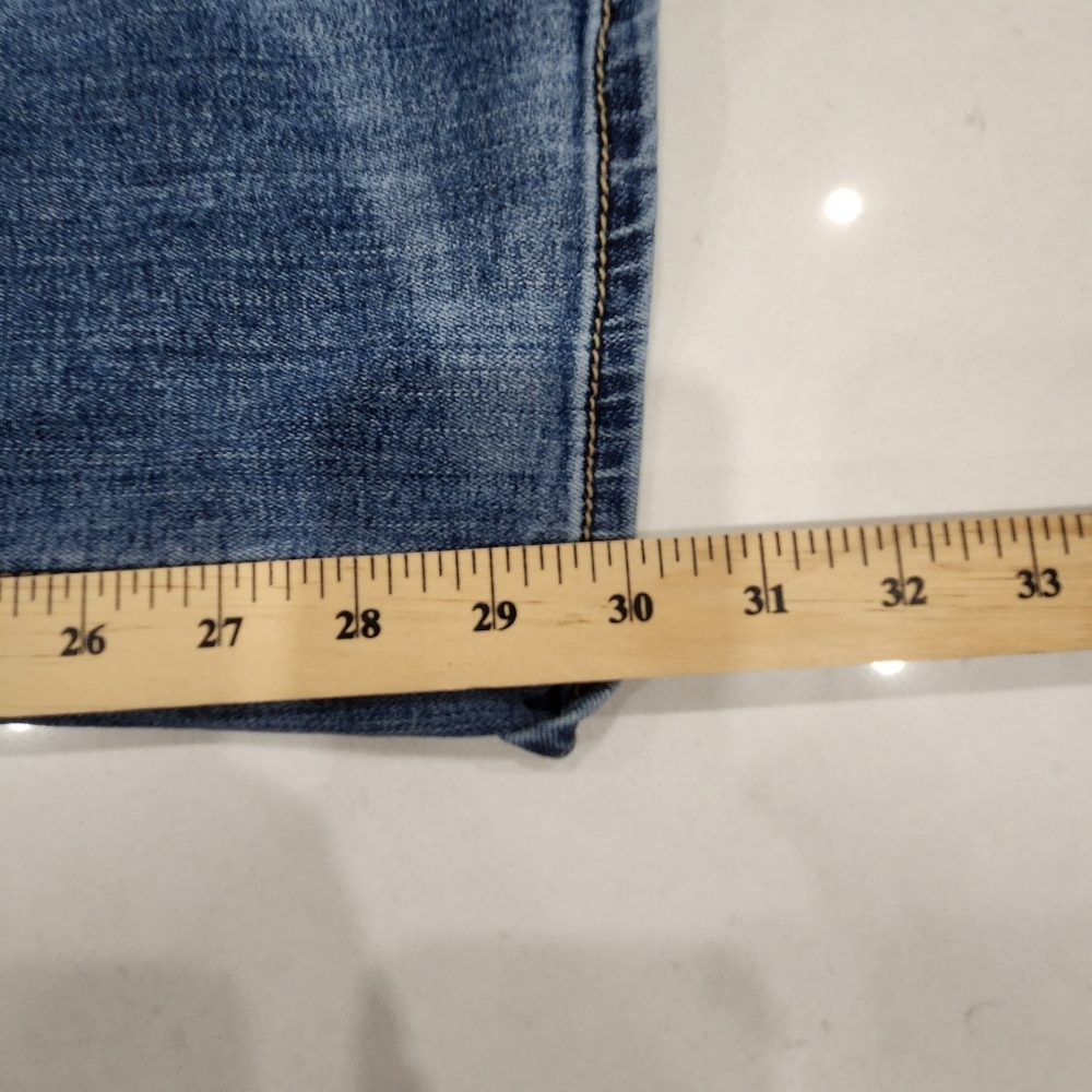 Vintage Silver Zac Jeans Mens 38x30 Straight Relaxed Fit Denim Medium Blue Wash - Picture 10 of 12